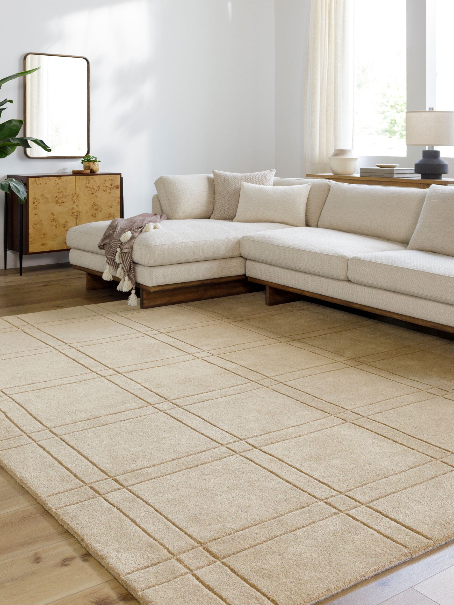 LIVABLISS Brook BKO-2357 Tan Area Rug