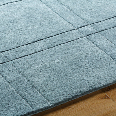 Brook BKO-2358 Light Charcoal Area Rug by LIVABLISS