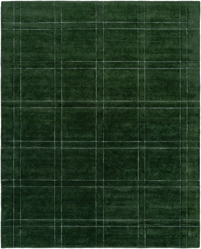 Brook BKO-2359 Dark-Green Area Rug by LIVABLISS