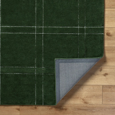 Brook BKO-2359 Dark-Green Area Rug by LIVABLISS