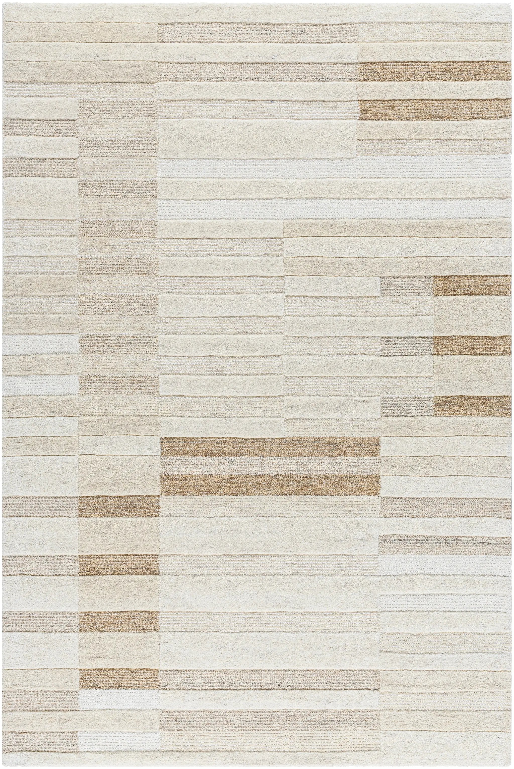 Brook BKO-2360 Ivory Area Rug by LIVABLISS