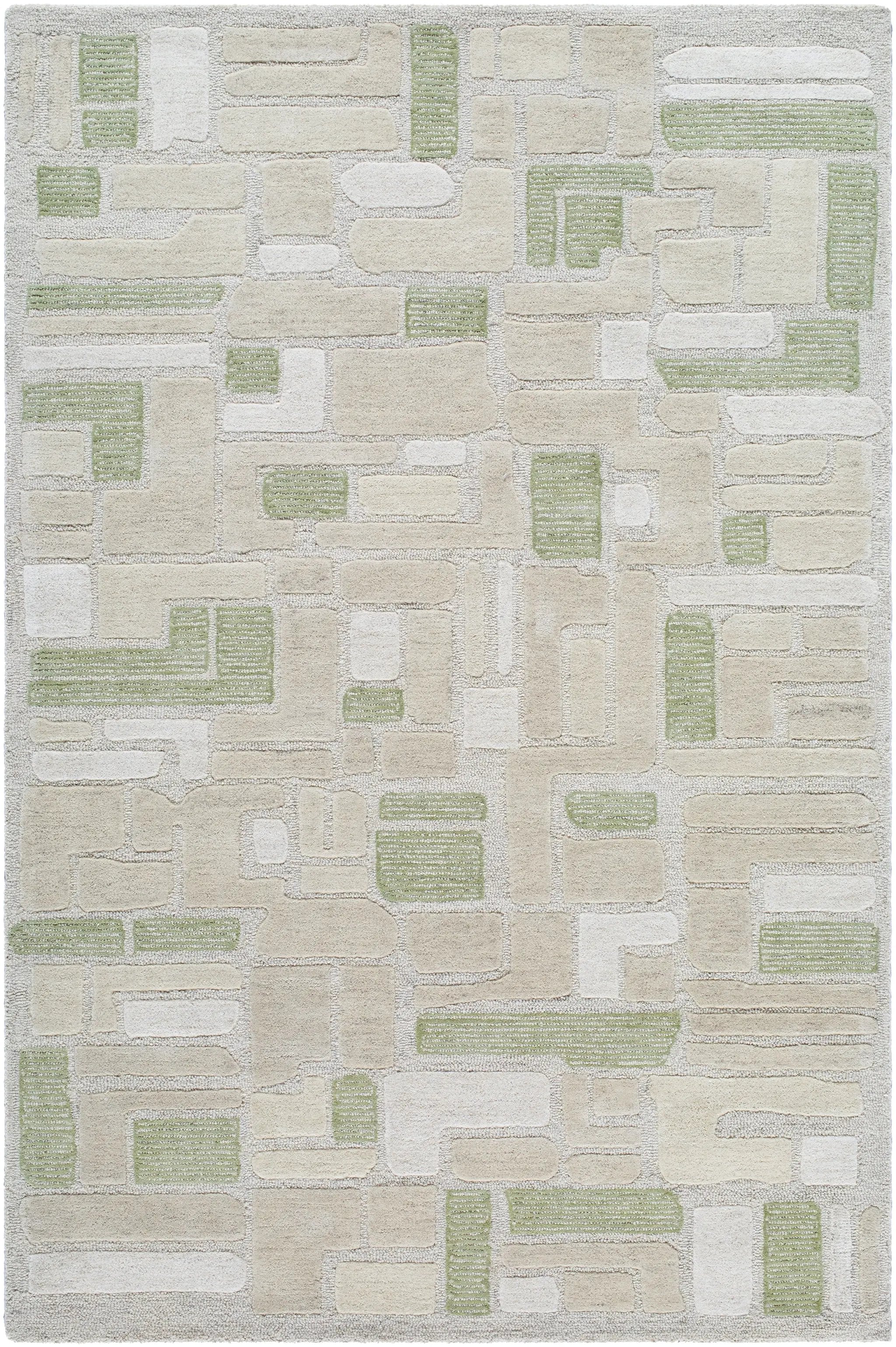 Brook BKO-2361 Sage Area Rug by LIVABLISS