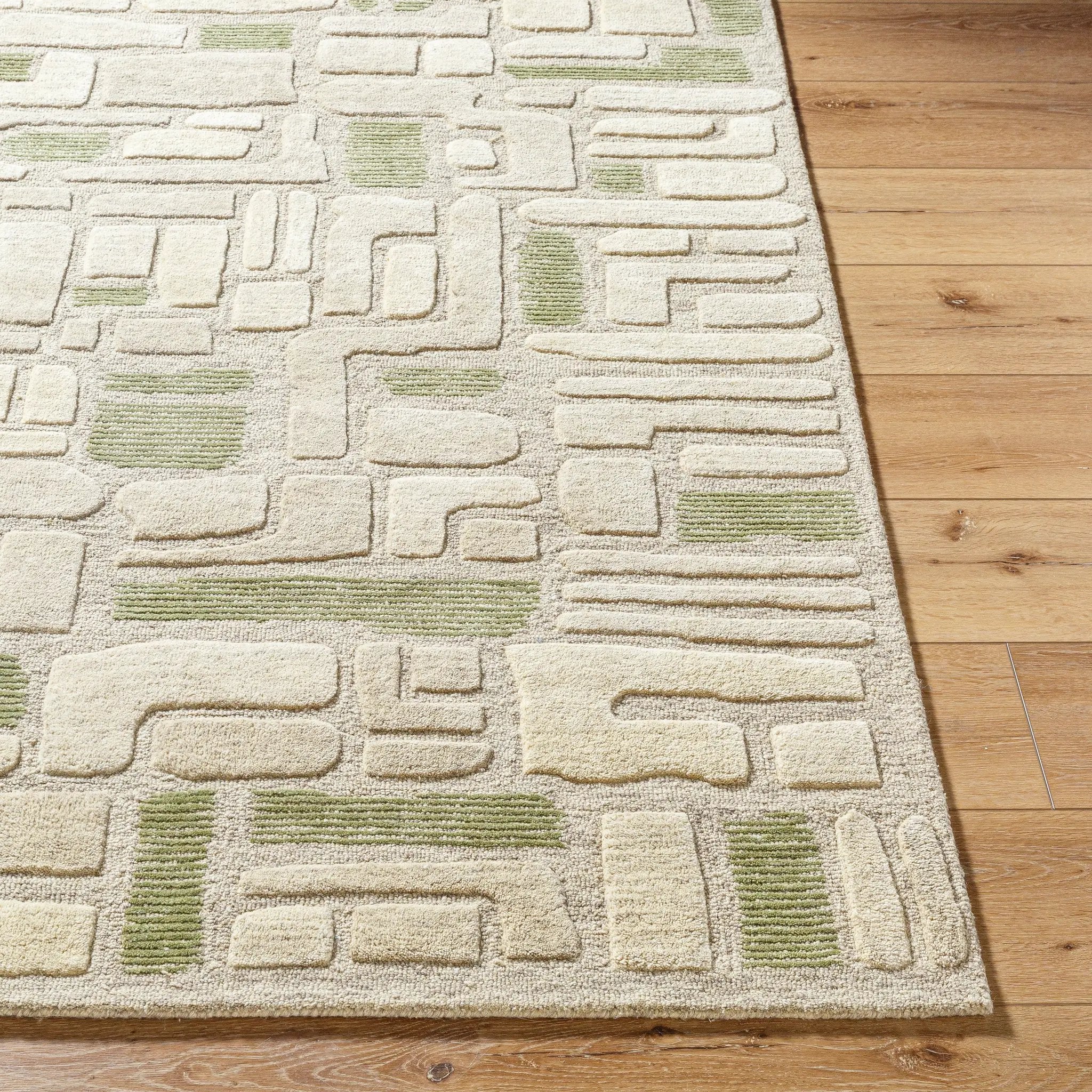 Brook BKO-2361 Sage Area Rug by LIVABLISS