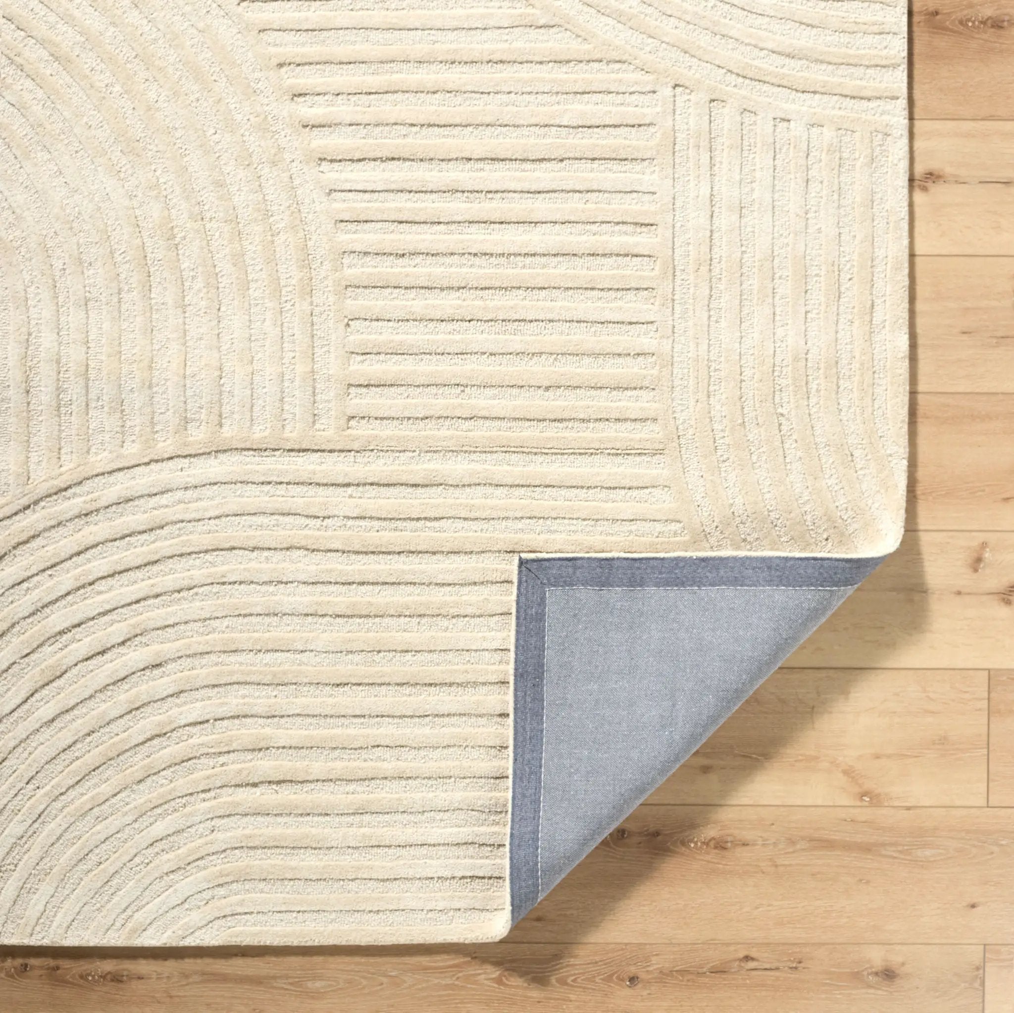 Brook BKO-2363 Ivory Area Rug by LIVABLISS
