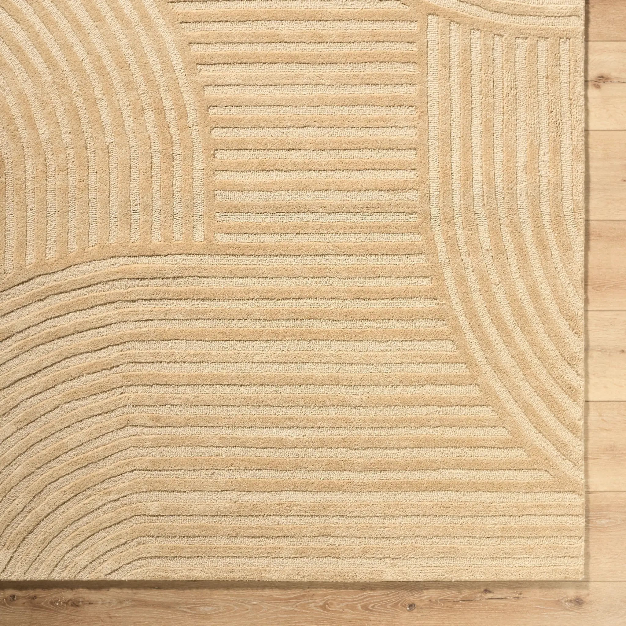 Brook BKO-2364 Sandstone Area Rug by LIVABLISS