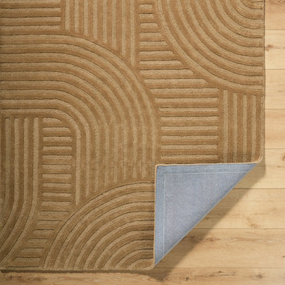 Brook BKO-2365 Camel Area Rug by LIVABLISS