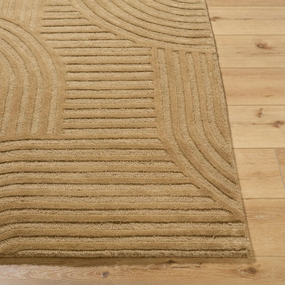 Brook BKO-2365 Camel Area Rug by LIVABLISS