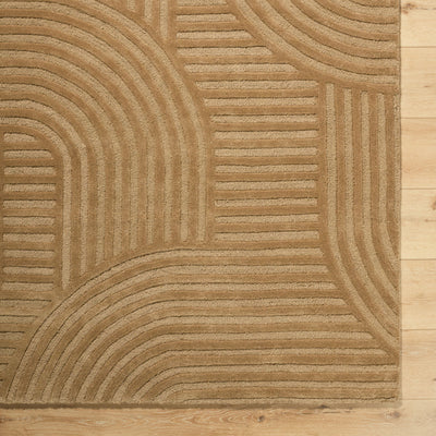 Brook BKO-2365 Camel Area Rug by LIVABLISS