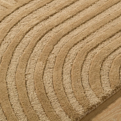 Brook BKO-2365 Camel Area Rug by LIVABLISS