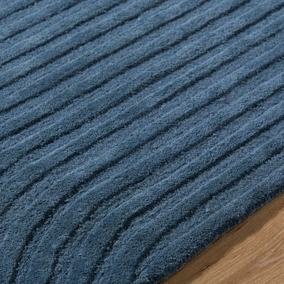 Brook BKO-2366 Denim-Blue Area Rug by LIVABLISS