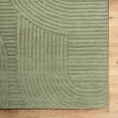 Brook BKO-2367 Sage Area Rug by LIVABLISS