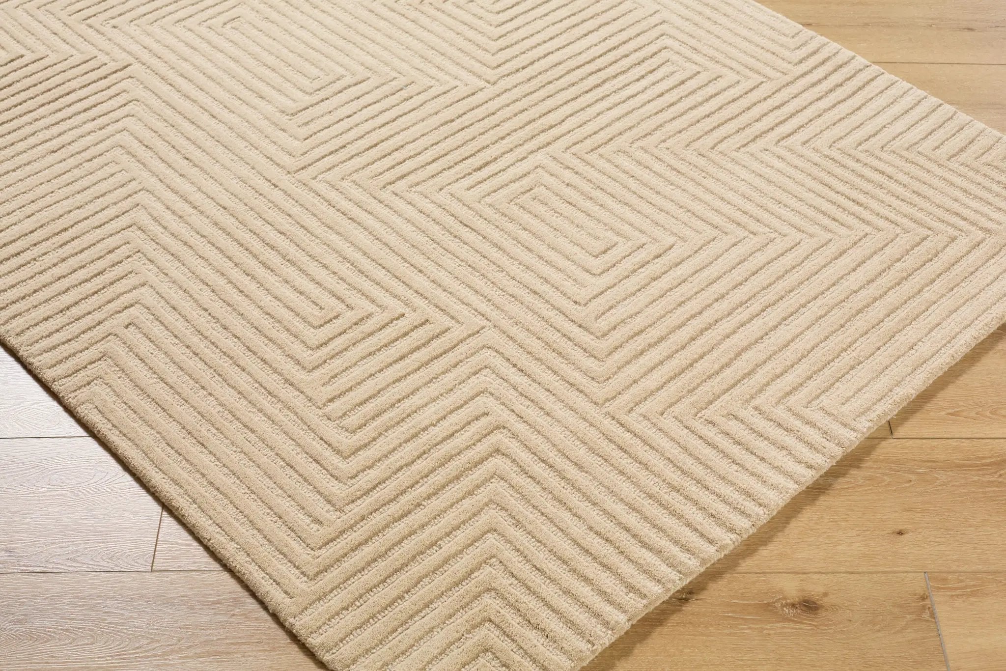 Brook BKO-2369 Taupe Area Rug by LIVABLISS