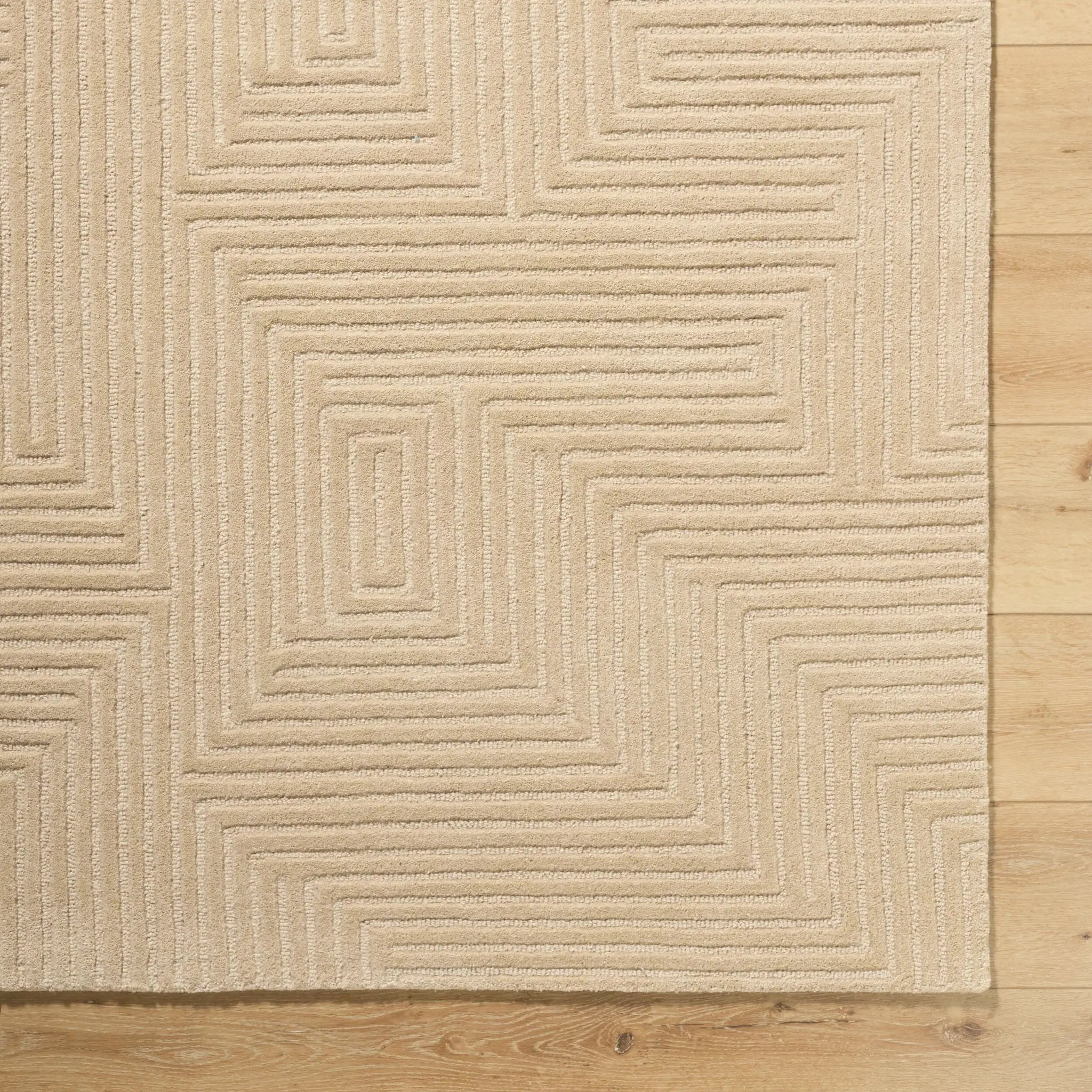 Brook BKO-2369 Taupe Area Rug by LIVABLISS
