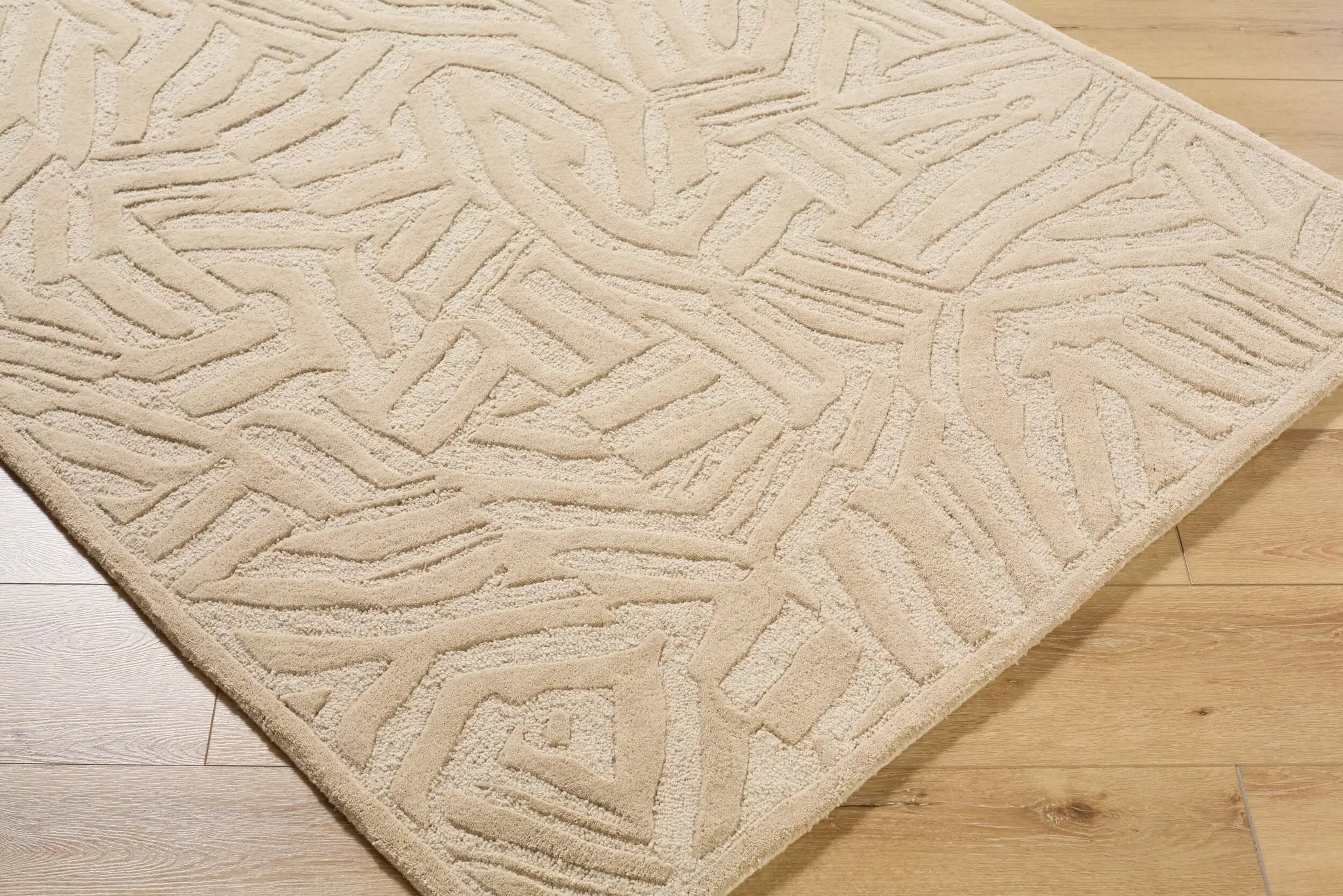 Brook BKO-2371 Sandstone Area Rug by LIVABLISS