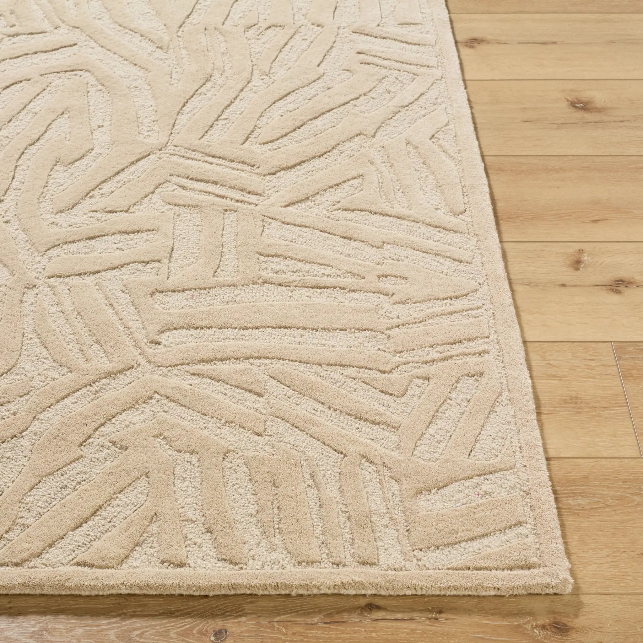 Brook BKO-2371 Sandstone Area Rug by LIVABLISS
