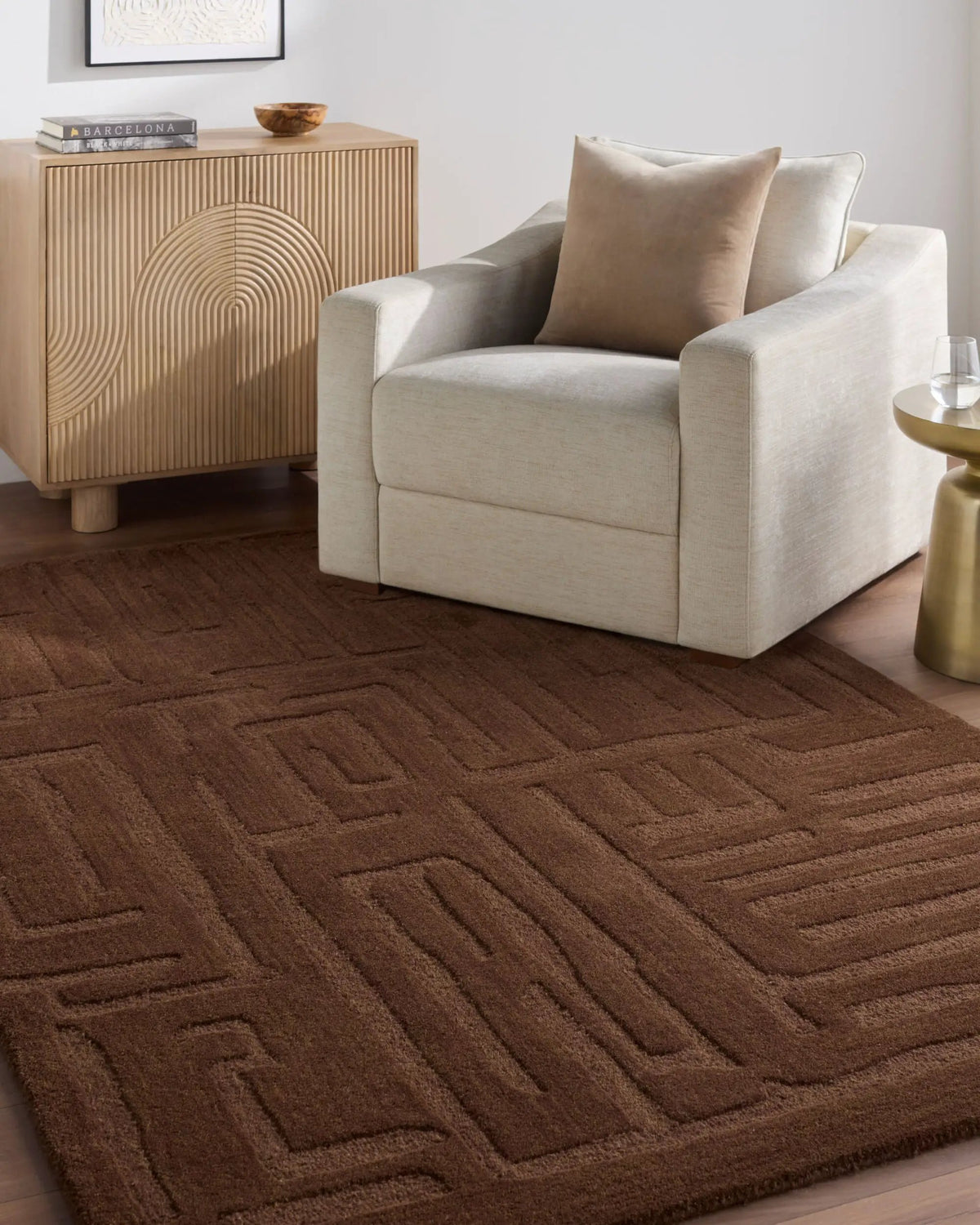 LIVABLISS Brook BKO-2373 Umber Area Rug