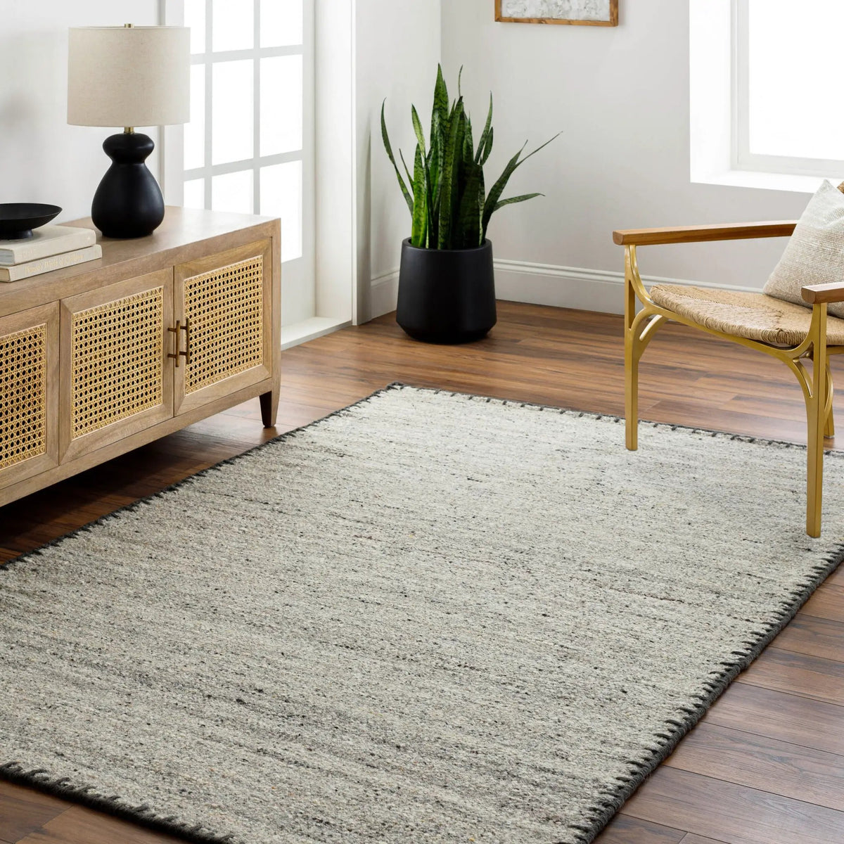 LIVABLISS Berkeley BKY-2302 Charcoal Area Rug