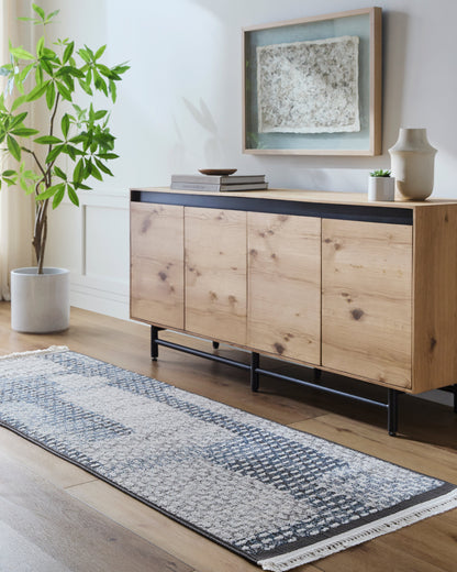 Surya Berlin BLR-2309 Dark Blue Area Rug by LIVABLISS