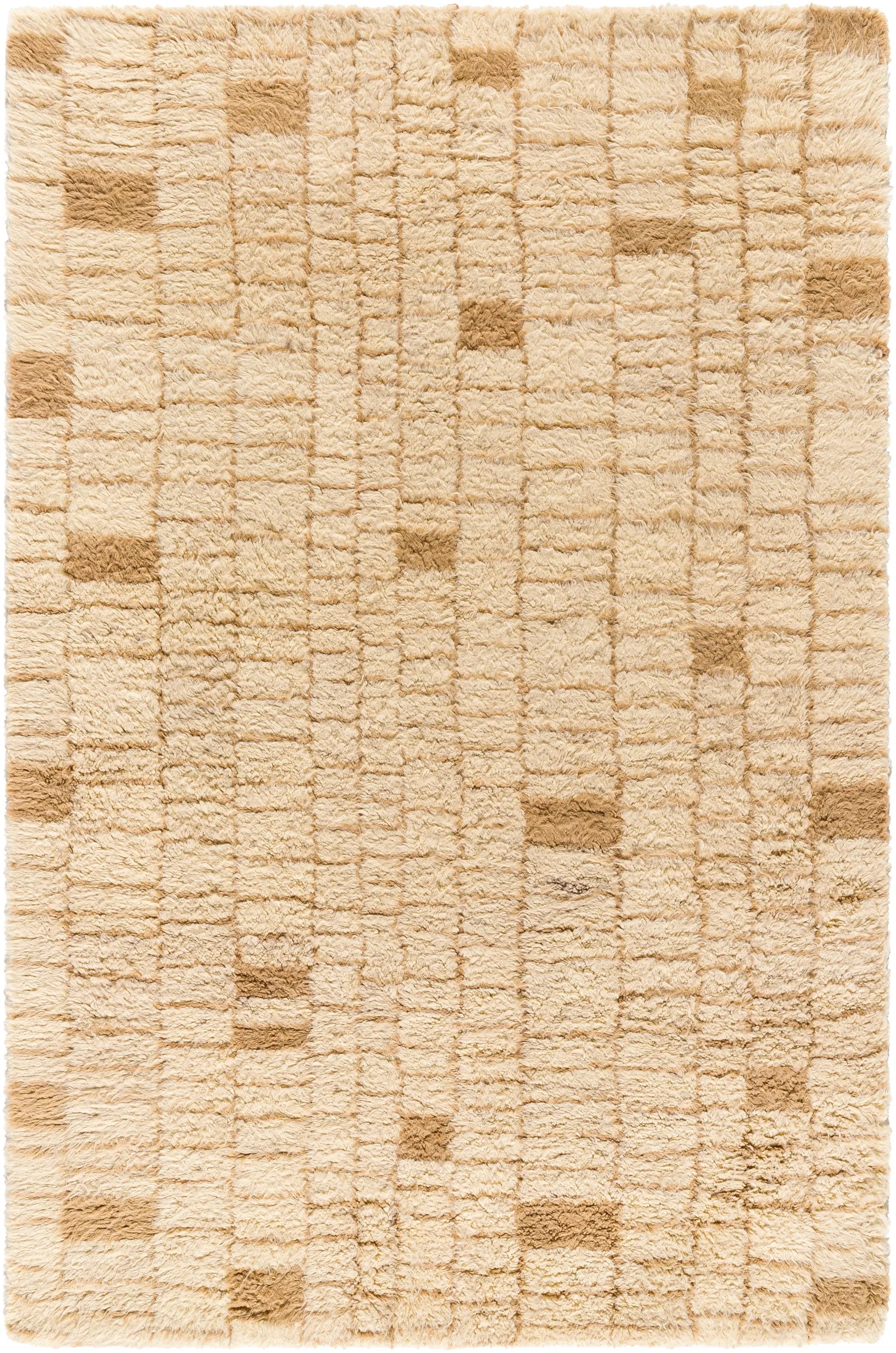 Beni Moroccan BMC-2306 Beige Area Rug by LIVABLISS