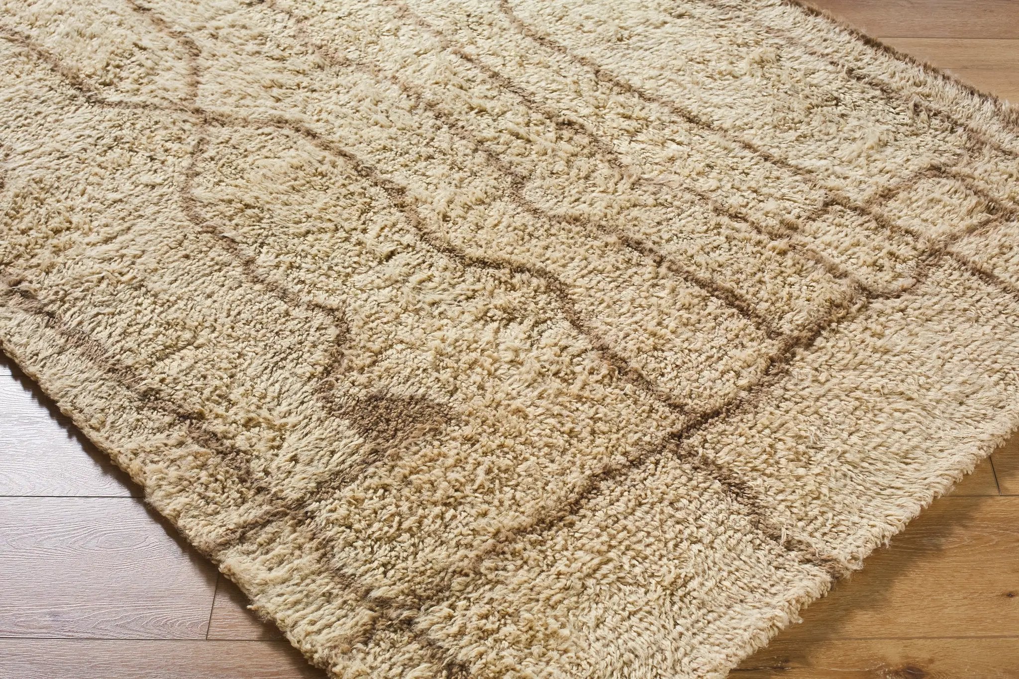 Beni Moroccan BMC-2309 Beige Area Rug by LIVABLISS