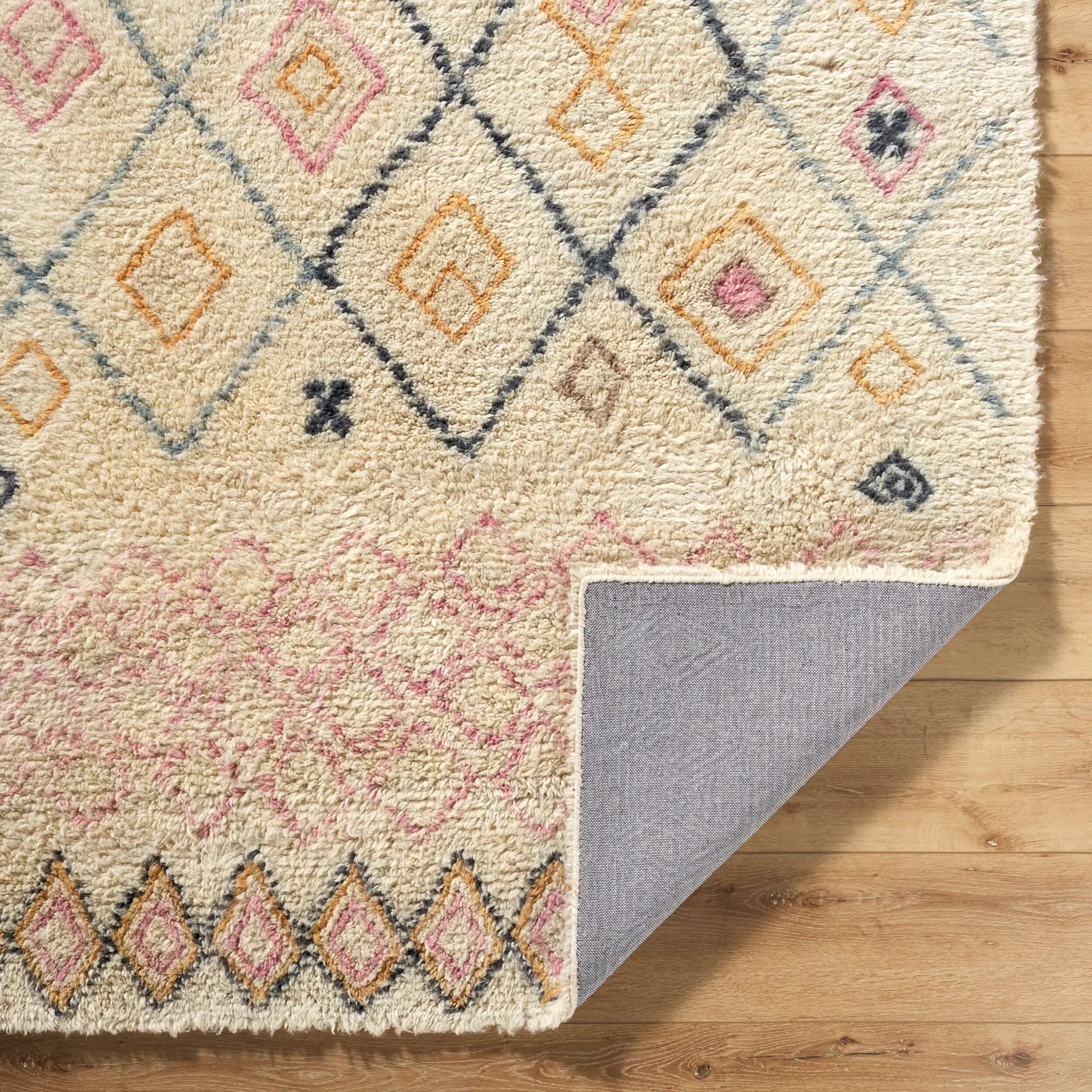 Beni Moroccan BMC-2310 Beige Area Rug by LIVABLISS
