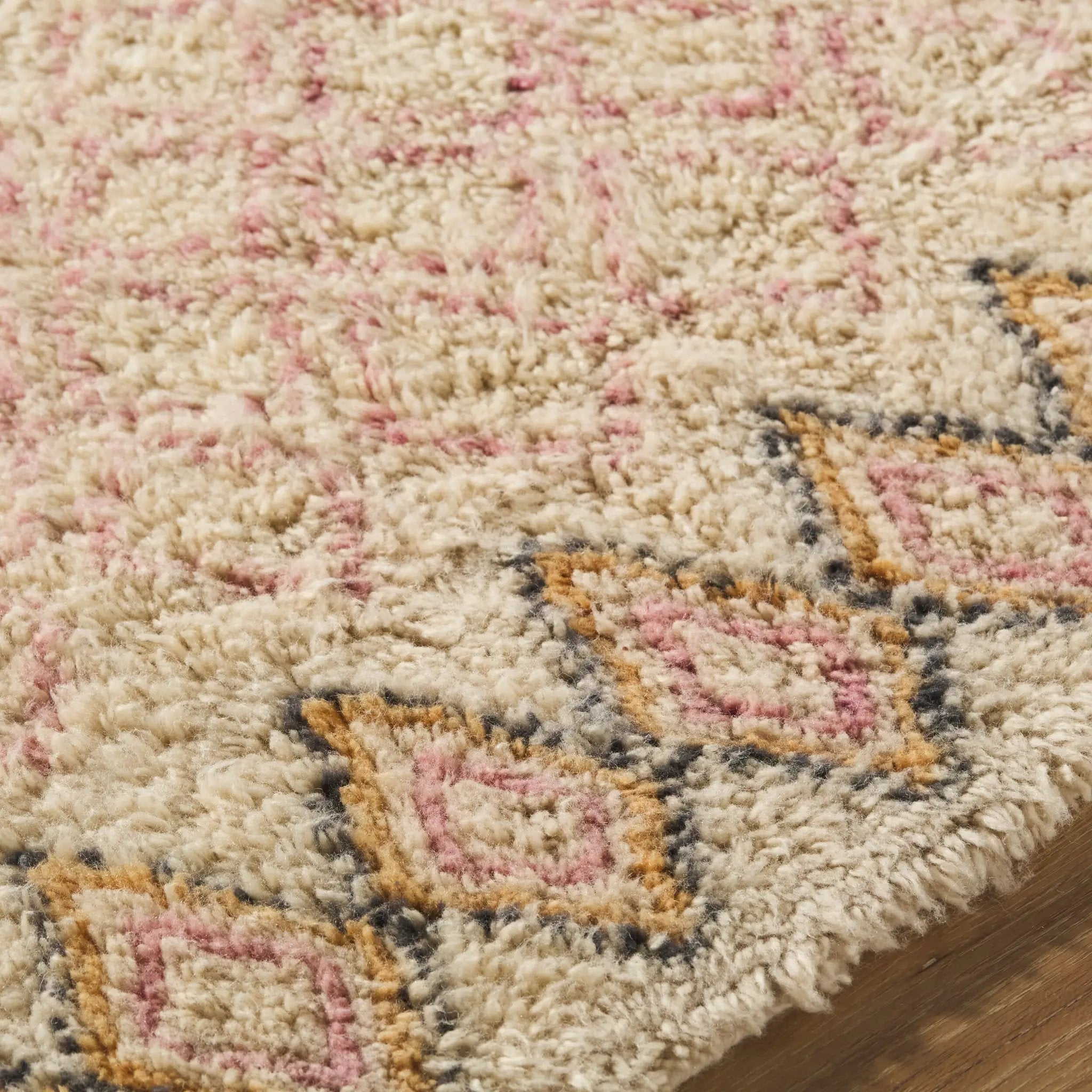 Beni Moroccan BMC-2310 Beige Area Rug by LIVABLISS