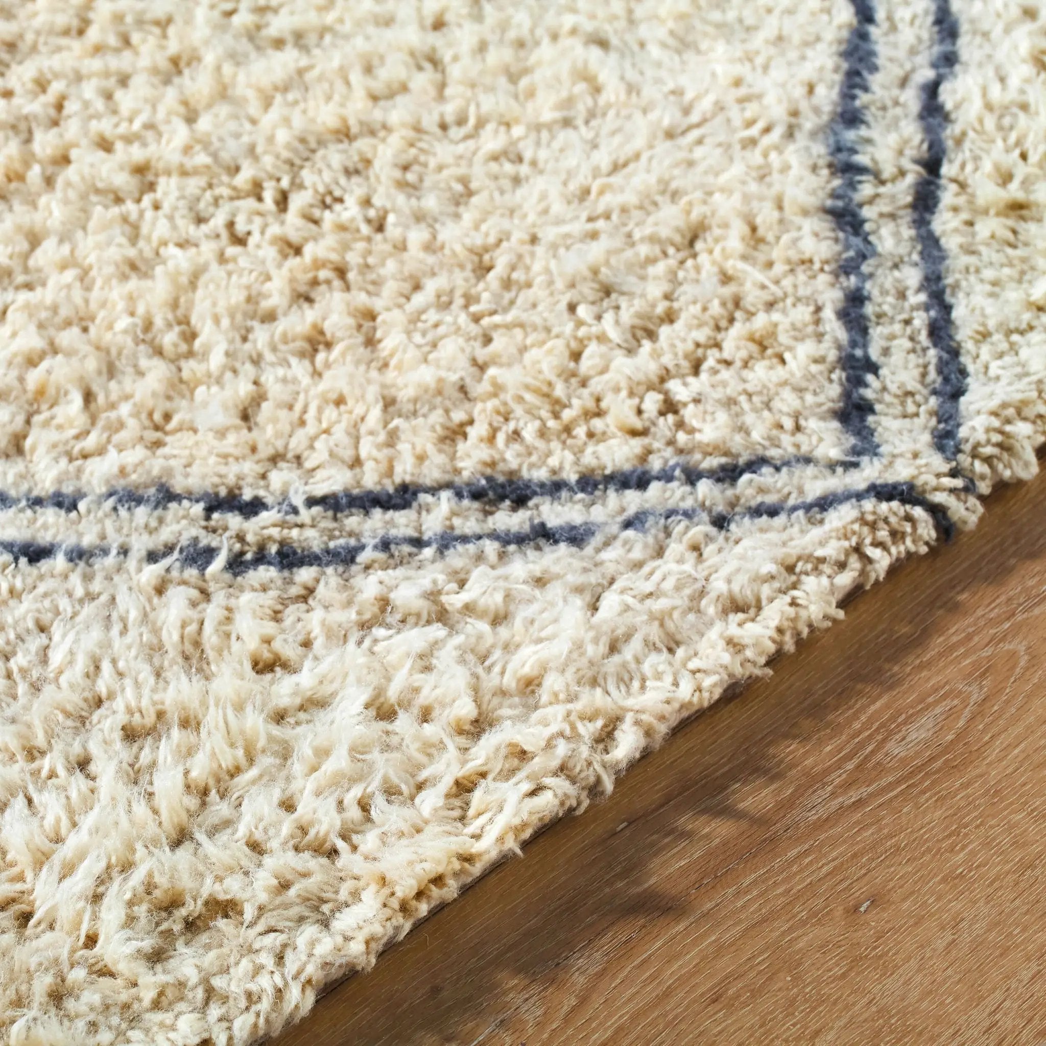 Beni Moroccan BMC-2311 Ivory Area Rug by LIVABLISS