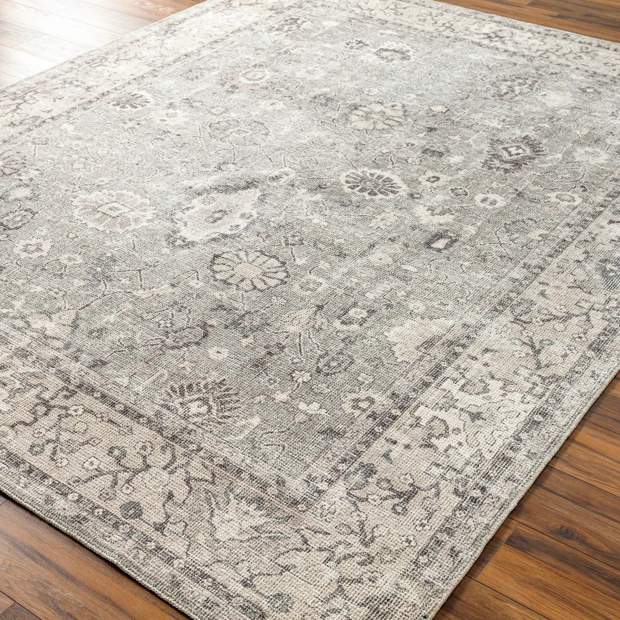 Davina BOCC-2301 Medium Gray Area Rug by Becki Owens x LIVABLISS