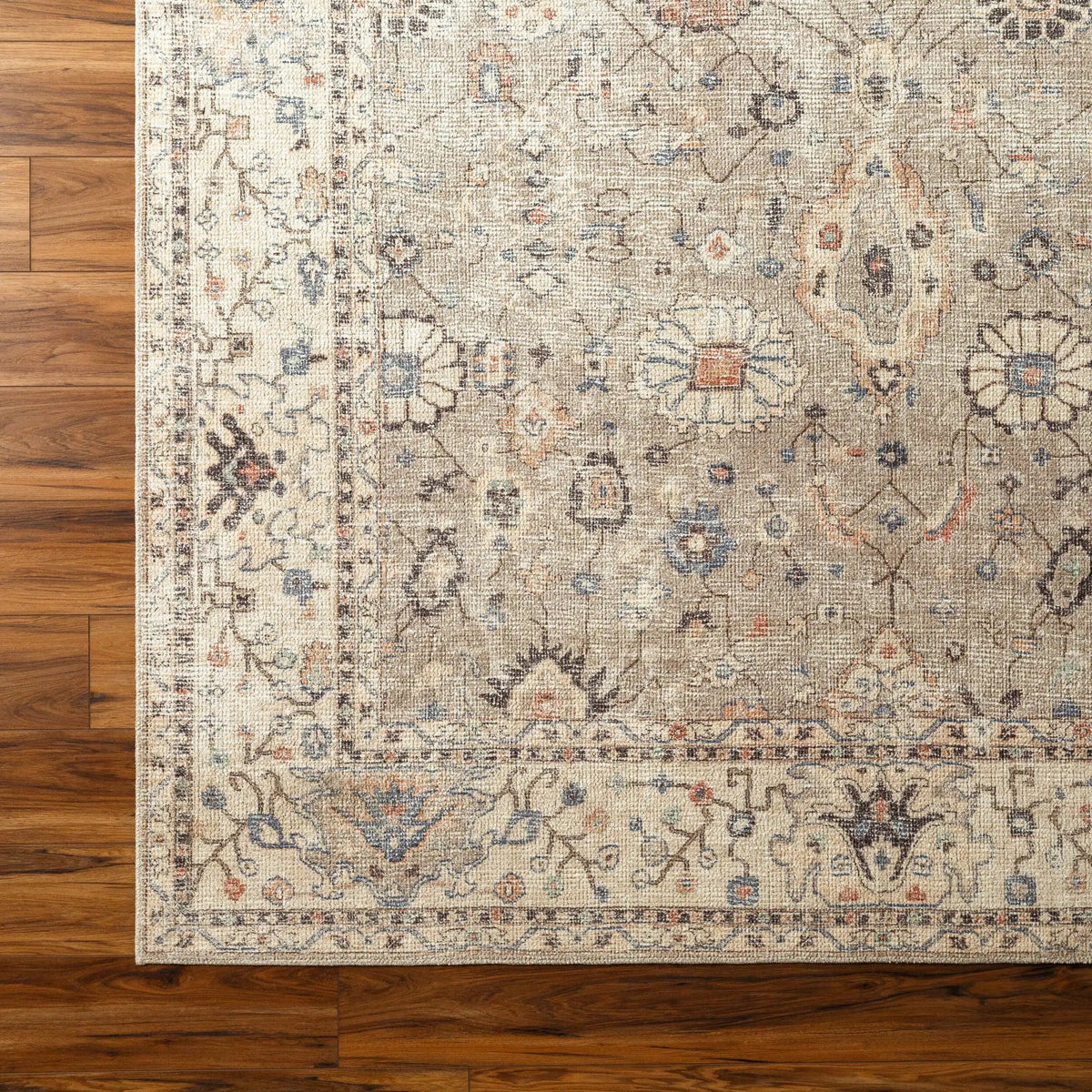 Davina BOCC-2302 Medium Gray Area Rug by Becki Owens x LIVABLISS