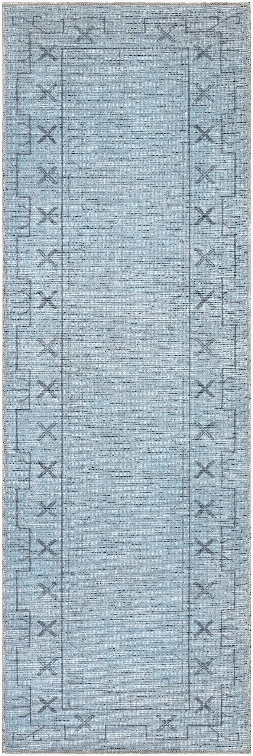 Livabliss x Becki Owens Casita BOCS-2303 Powder-Blue Area Rug