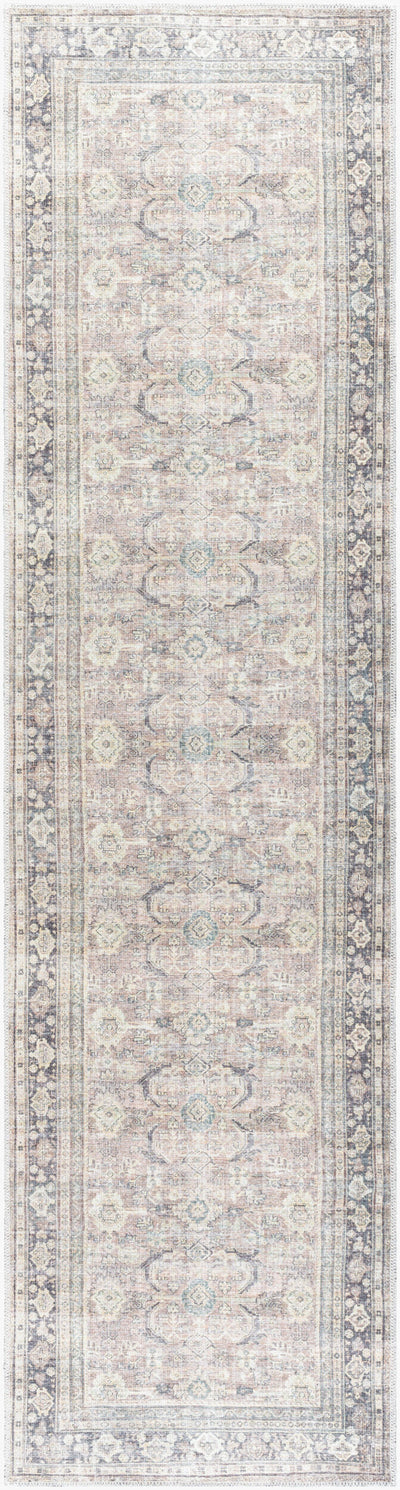 Becki Owens x Livabliss Darling BODA-2300 Brown Machine Washable Area Rug