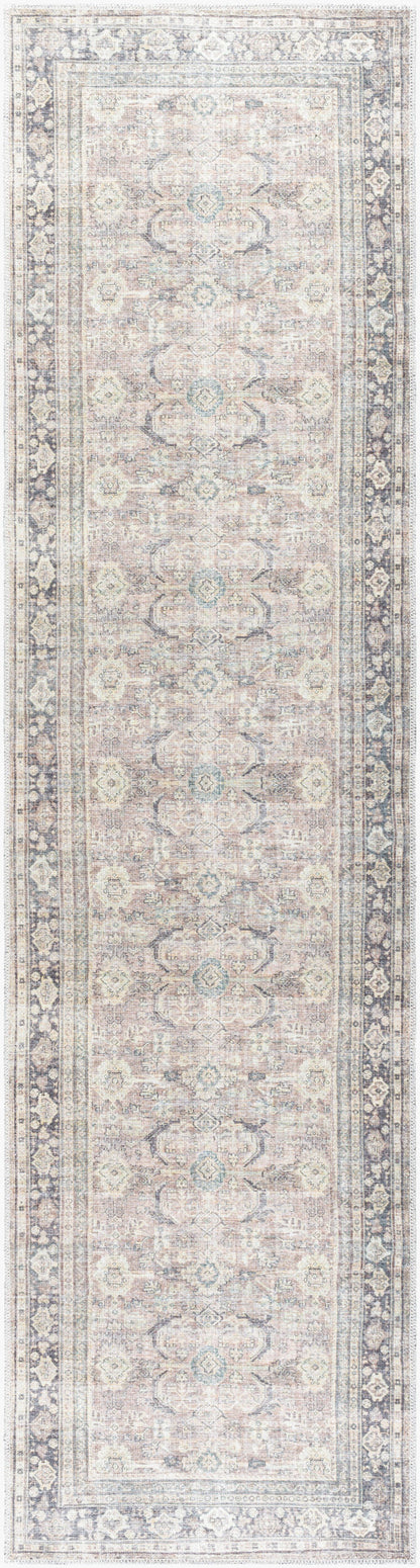Becki Owens x Livabliss Darling BODA-2300 Brown Machine Washable Area Rug
