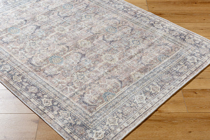 Becki Owens x Livabliss Darling BODA-2300 Brown Machine Washable Area Rug
