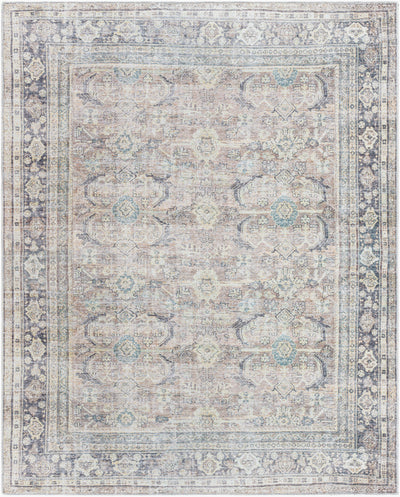 Becki Owens x Livabliss Darling BODA-2300 Brown Machine Washable Area Rug