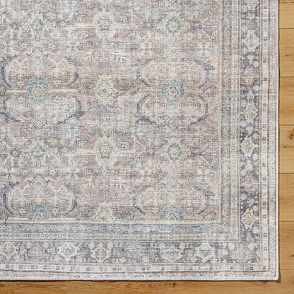 Becki Owens x Livabliss Darling BODA-2300 Brown Machine Washable Area Rug