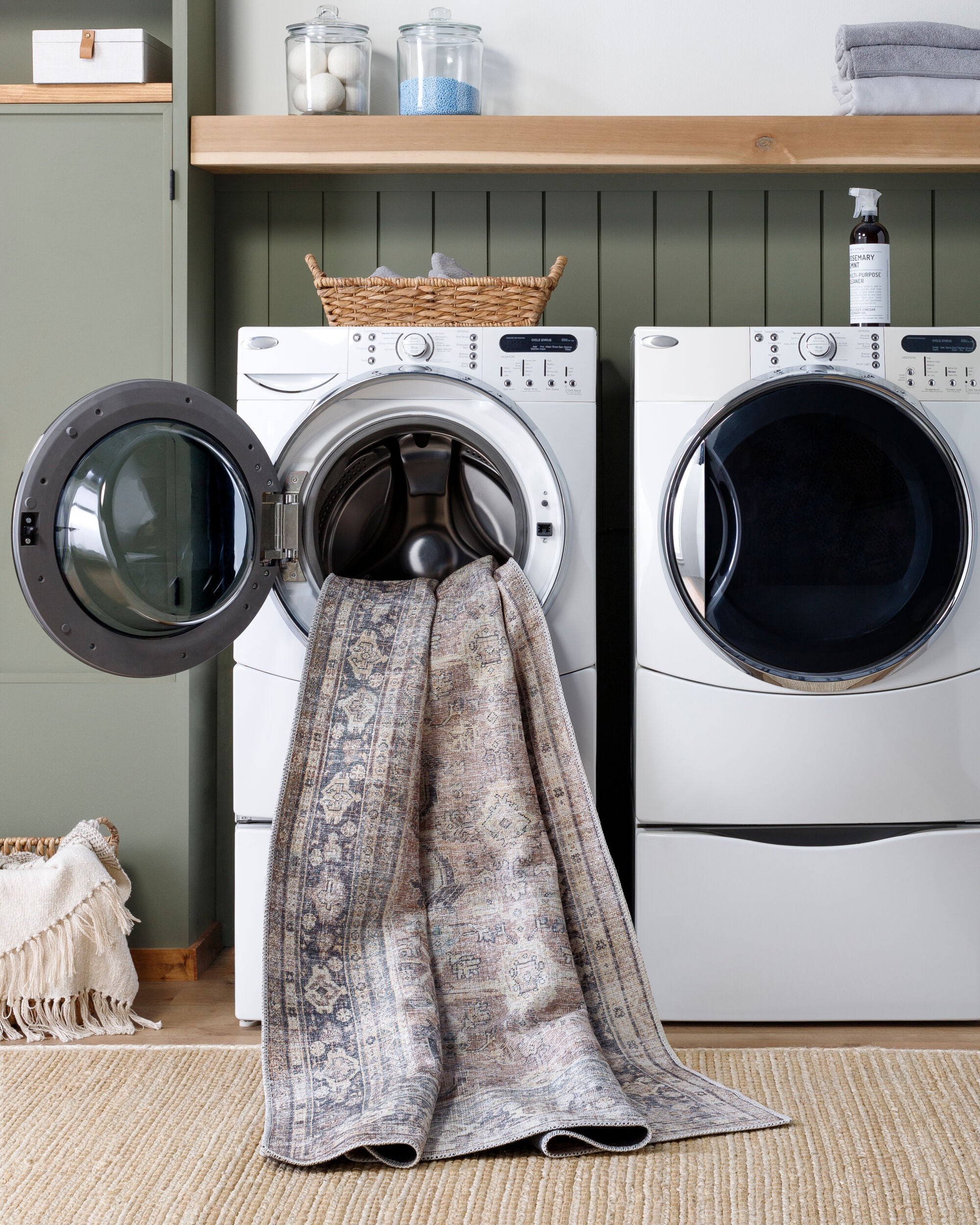 Becki Owens x Livabliss Darling BODA-2300 Brown Machine Washable Area Rug