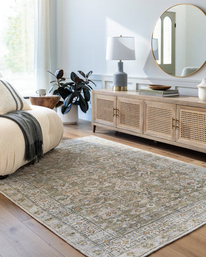 Becki Owens Darling BODA-2301 Cream Machine Washable Area Rug by LIVABLISS