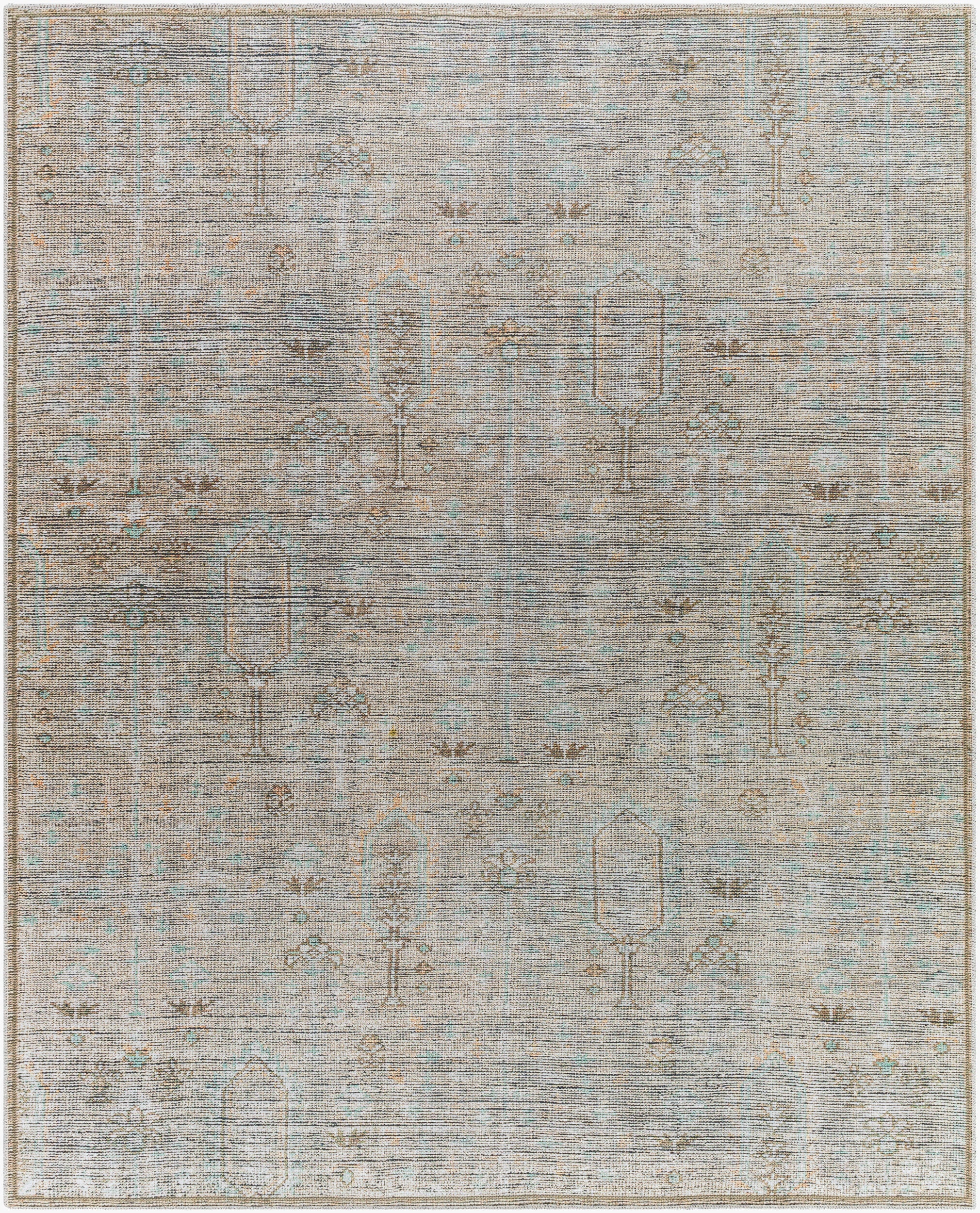Becki Owens x Livabliss Darling BODA-2302 Tan Machine Washable Area Rug