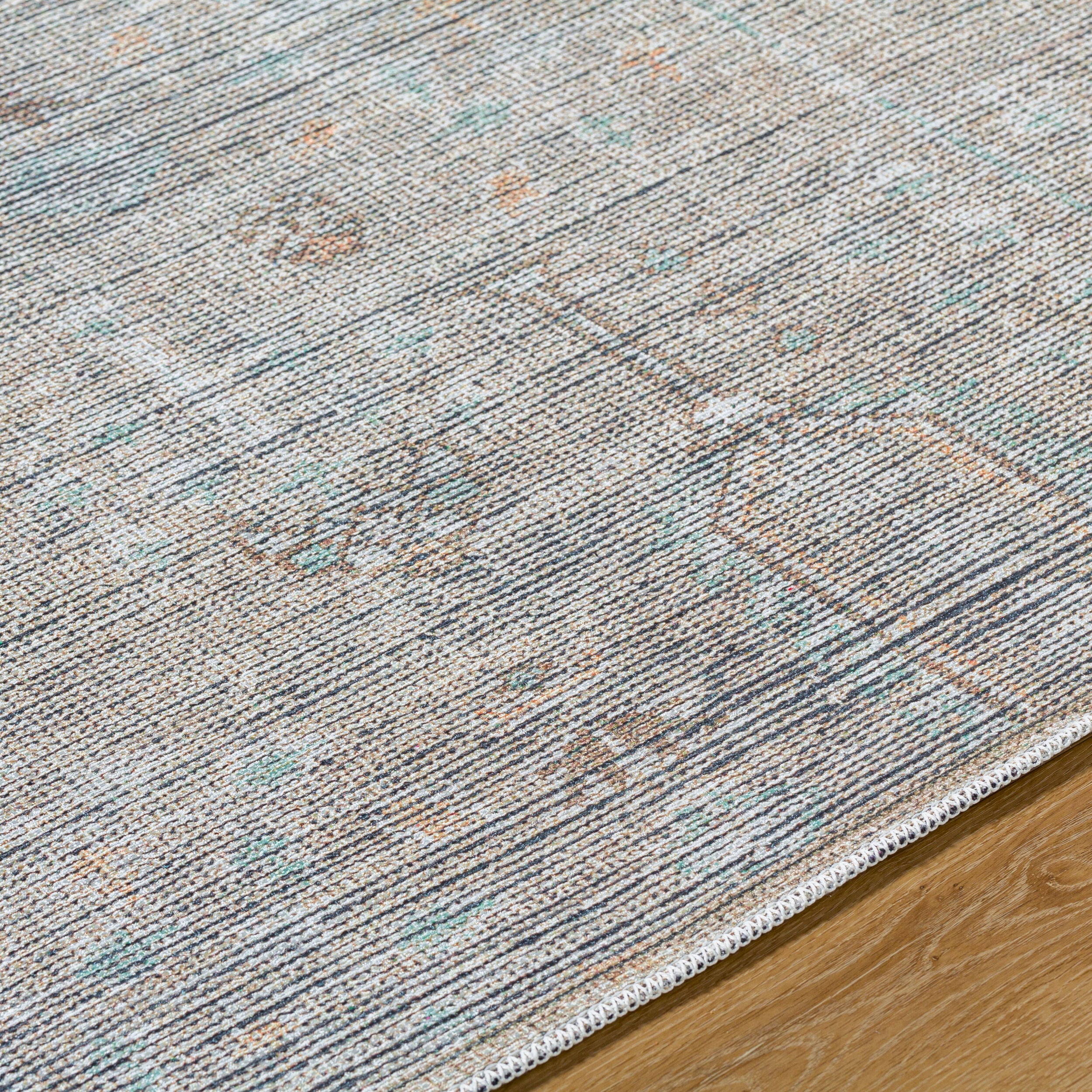 Becki Owens x Livabliss Darling BODA-2302 Tan Machine Washable Area Rug