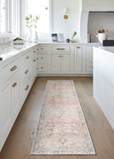 Becki Owens x Livabliss Darling BODA-2303 Dusty Coral Machine Washable Area Rug