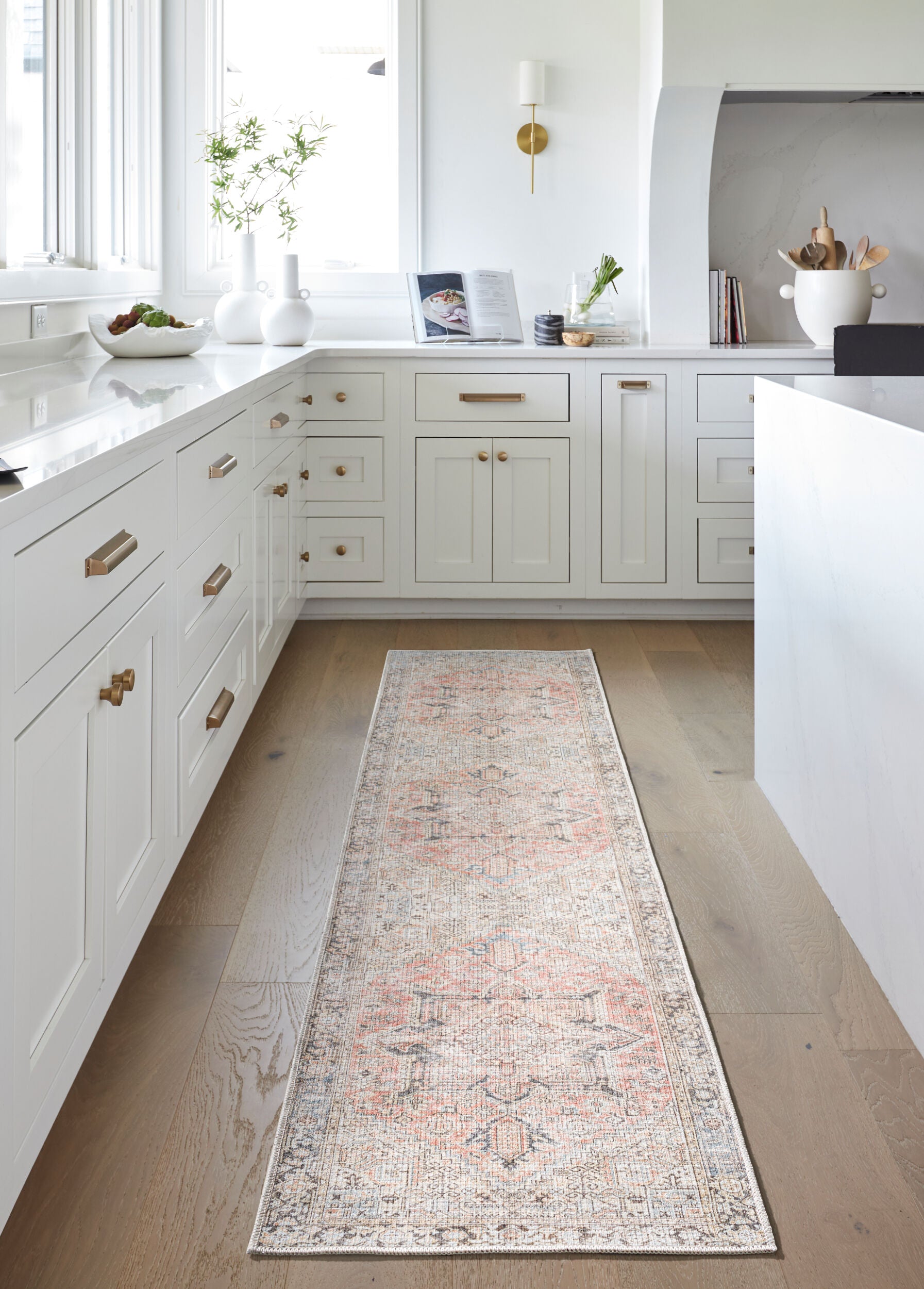 Becki Owens x Livabliss Darling BODA-2303 Dusty Coral Machine Washable Area Rug