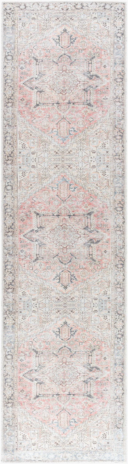 Becki Owens x Livabliss Darling BODA-2303 Dusty Coral Machine Washable Area Rug