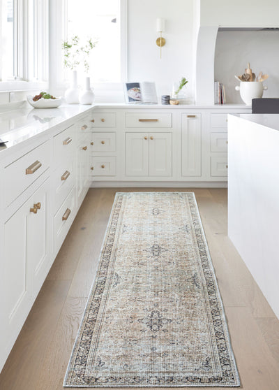 Becki Owens x Livabliss Darling BODA-2304 Tan Machine Washable Area Rug