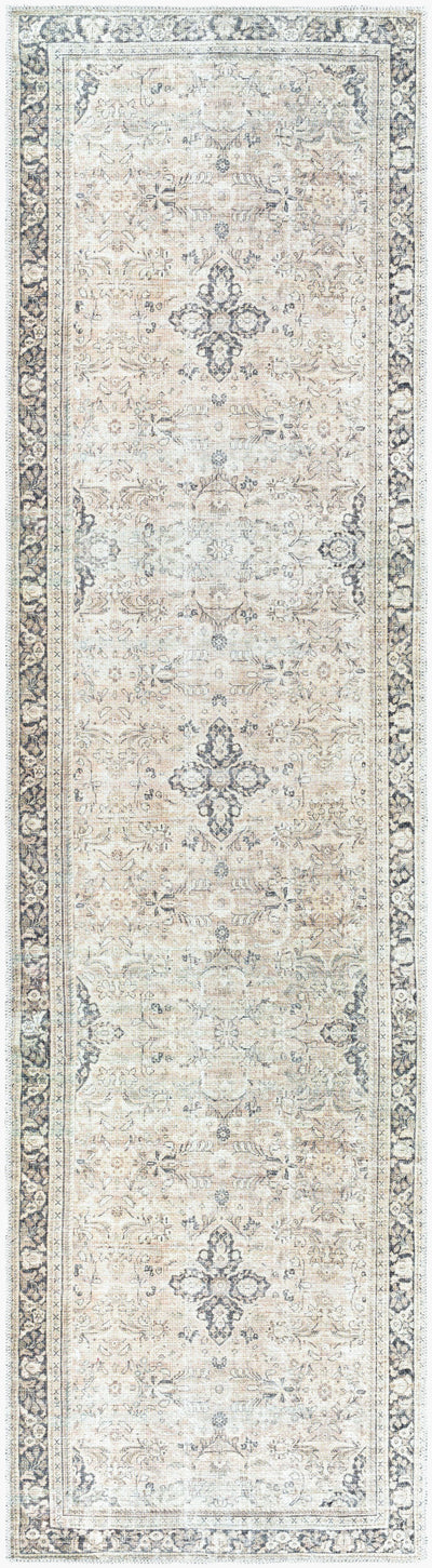 Becki Owens x Livabliss Darling BODA-2304 Tan Machine Washable Area Rug