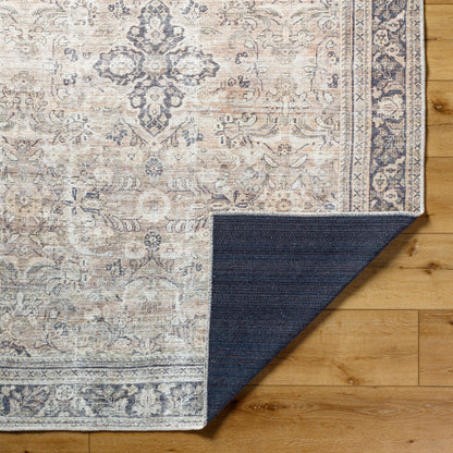 Becki Owens x Livabliss Darling BODA-2304 Tan Machine Washable Area Rug