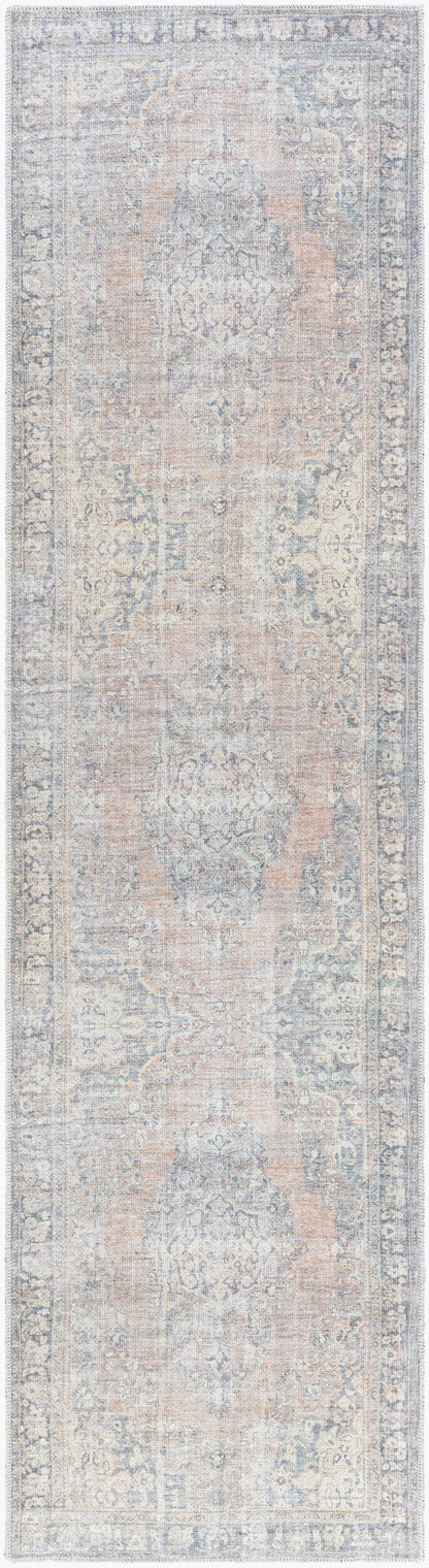 Becki Owens x Livabliss Darling BODA-2305 Rust Machine Washable Area Rug