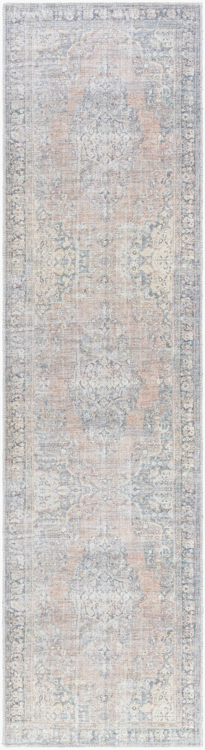 Becki Owens x Livabliss Darling BODA-2305 Rust Machine Washable Area Rug