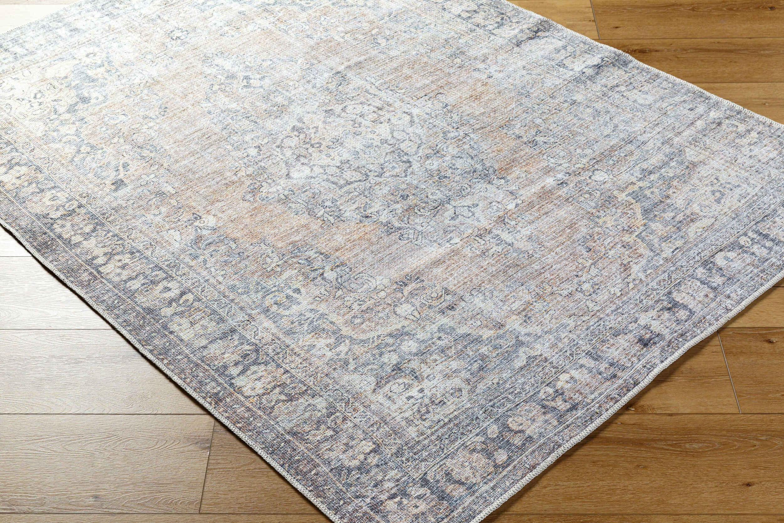 Becki Owens x Livabliss Darling BODA-2305 Rust Machine Washable Area Rug