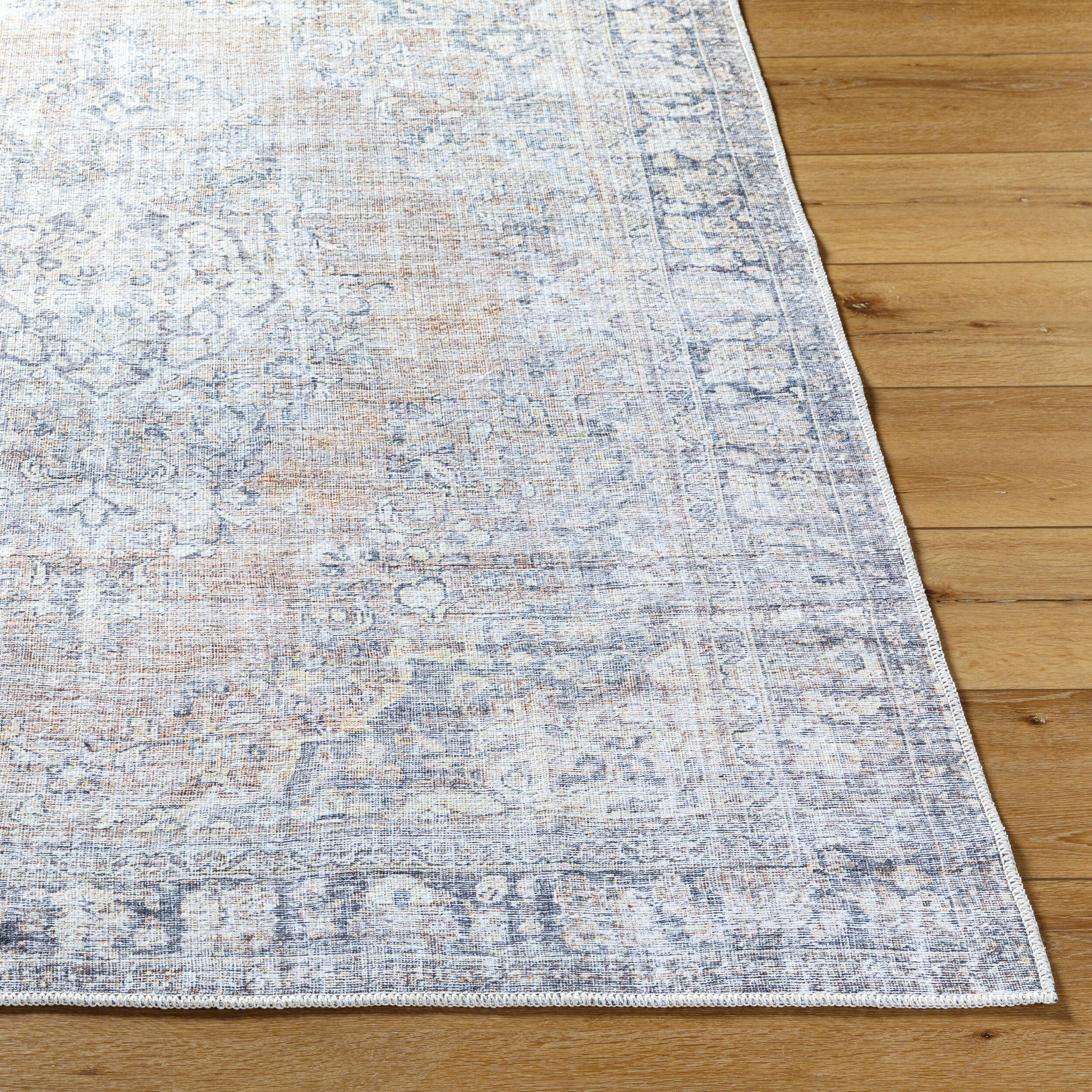 Becki Owens x Livabliss Darling BODA-2305 Rust Machine Washable Area Rug