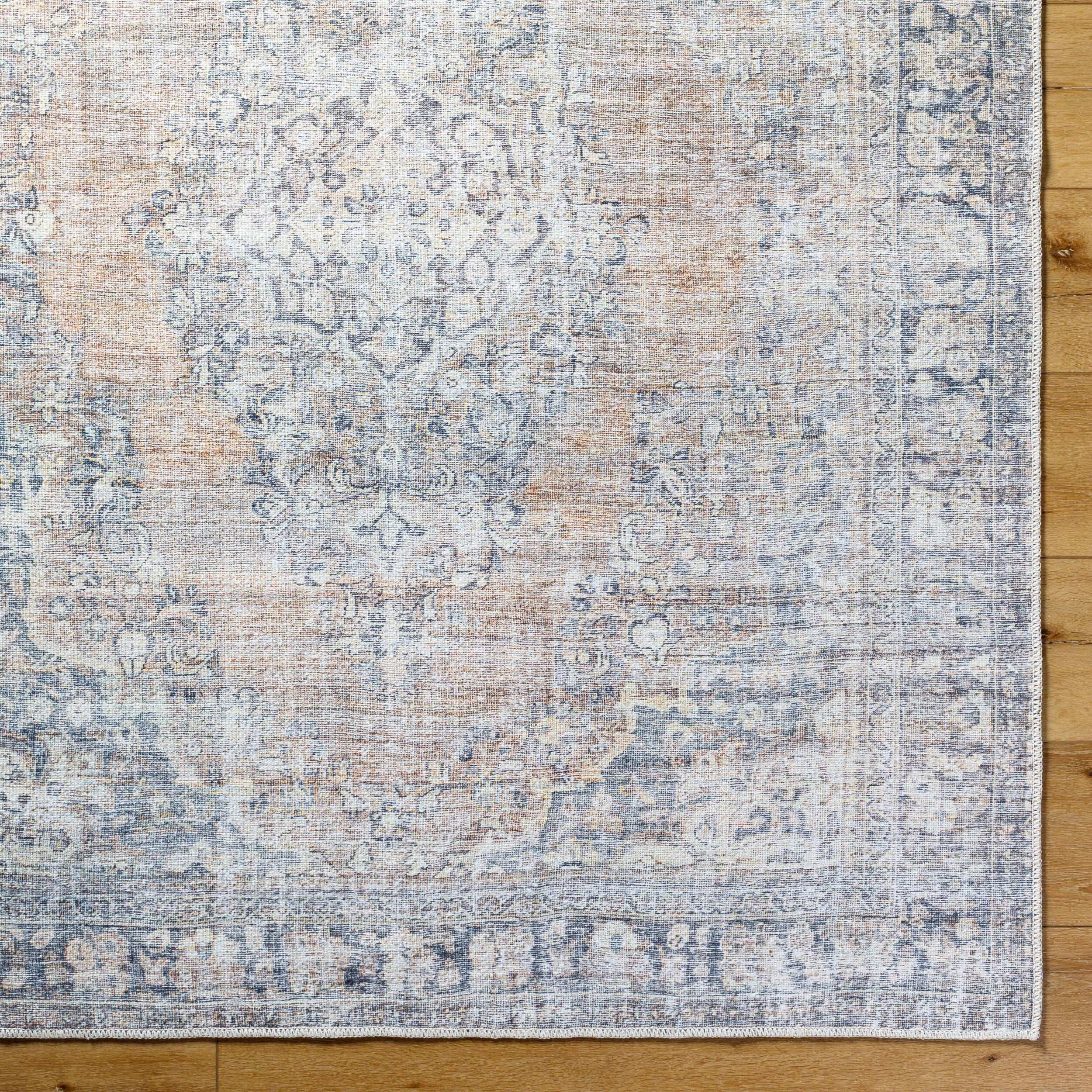 Becki Owens x Livabliss Darling BODA-2305 Rust Machine Washable Area Rug